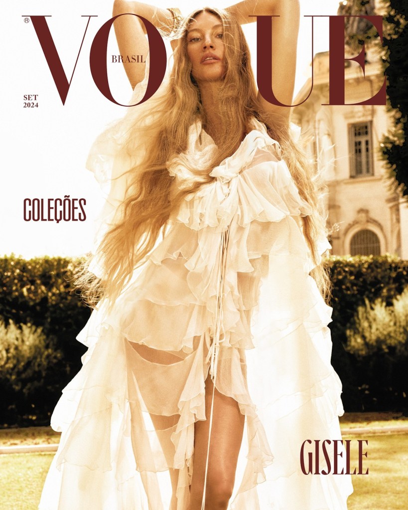 Vogue Brazil September 2024 : Gisele Bündchen by Lufre 